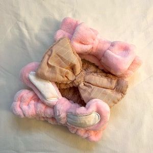 3 piece spa headbands